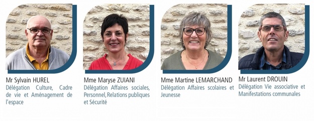 Les adjoints au maire